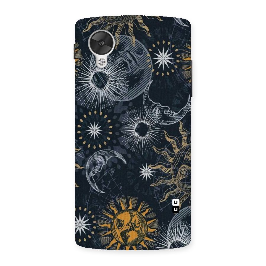 Moon And Sun Back Case for Google Nexsus 5