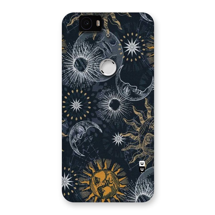 Moon And Sun Back Case for Google Nexus-6P