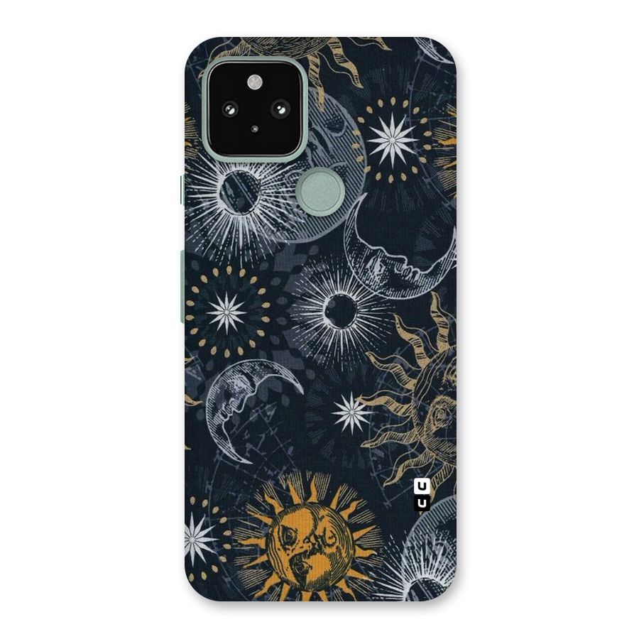 Moon And Sun Back Case for Google Pixel 5