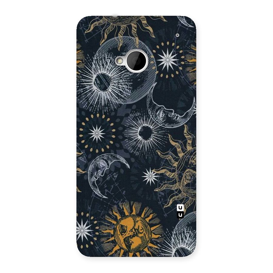 Moon And Sun Back Case for HTC One M7