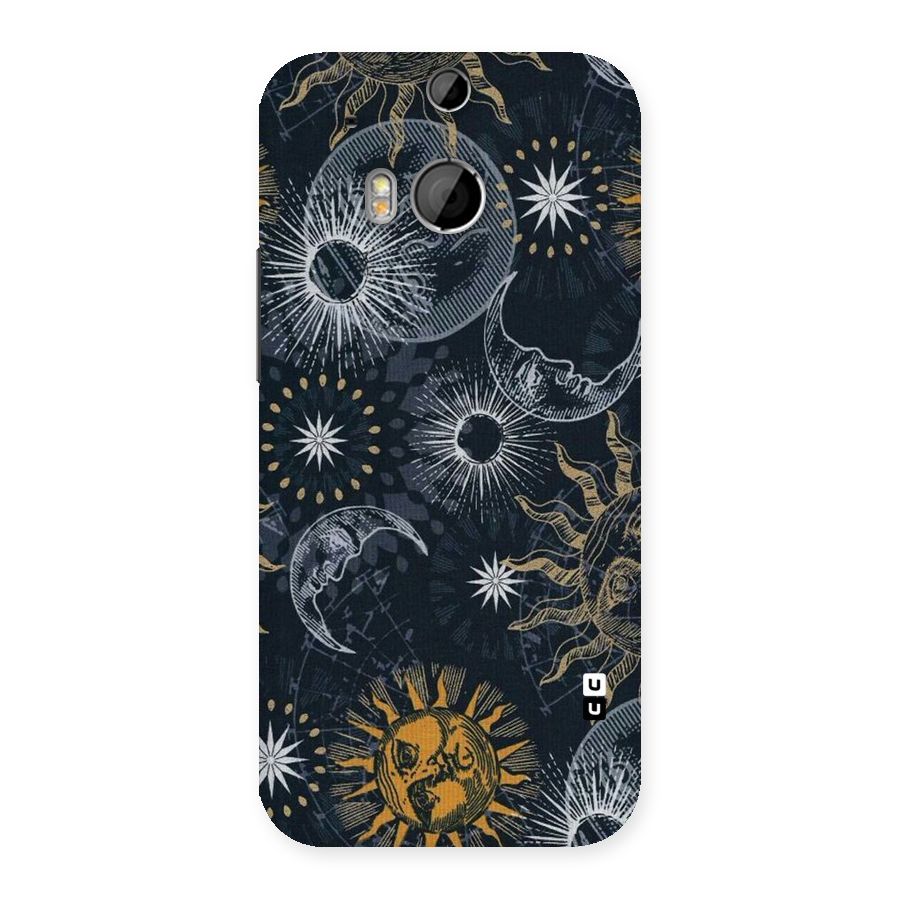 Moon And Sun Back Case for HTC One M8