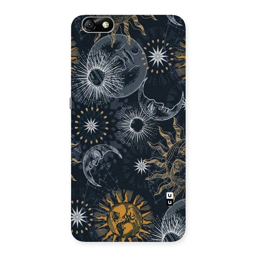 Moon And Sun Back Case for Honor 4X