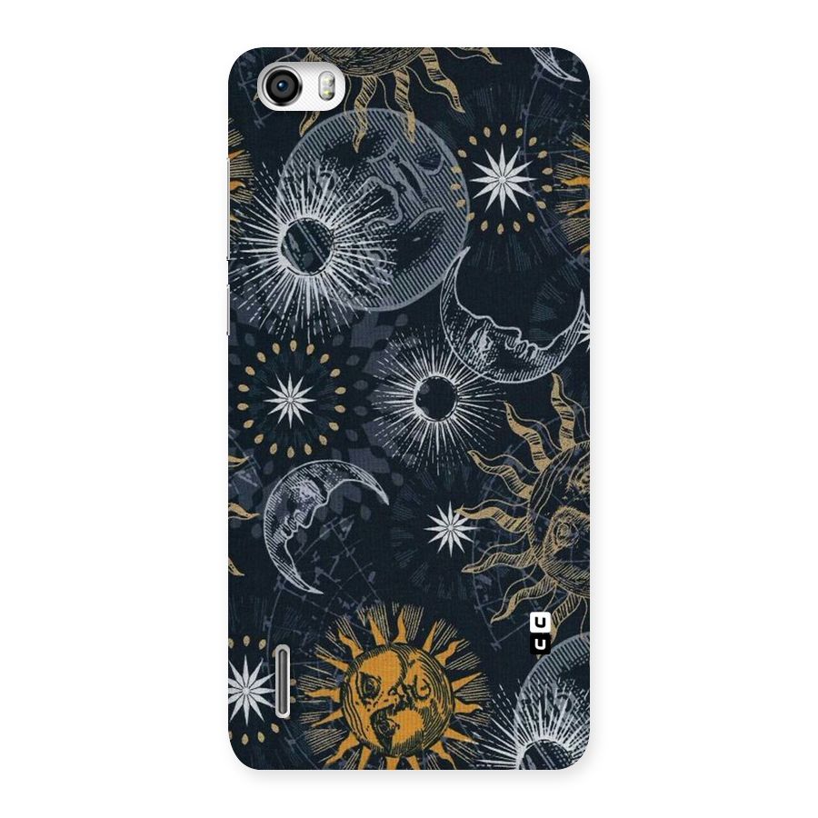 Moon And Sun Back Case for Honor 6