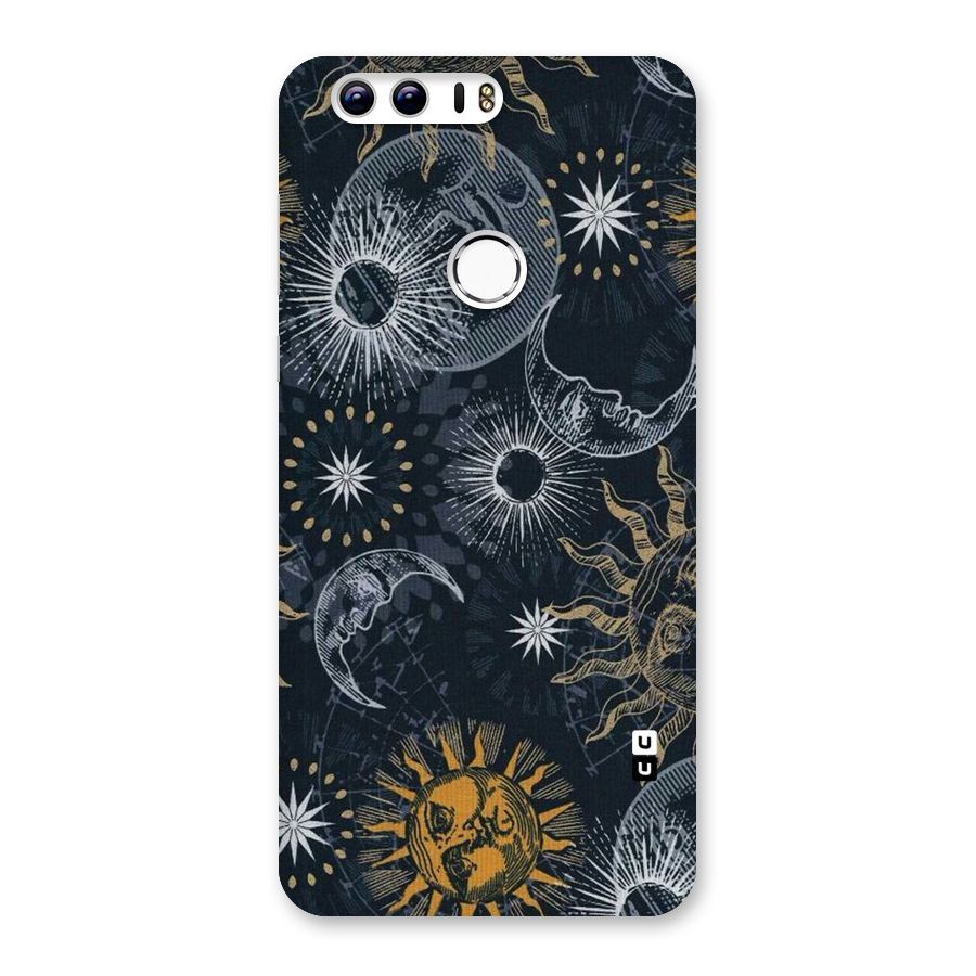 Moon And Sun Back Case for Honor 8