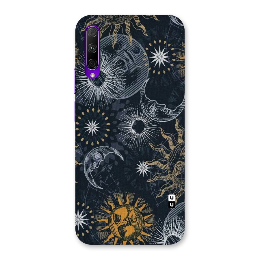 Moon And Sun Back Case for Honor 9X Pro