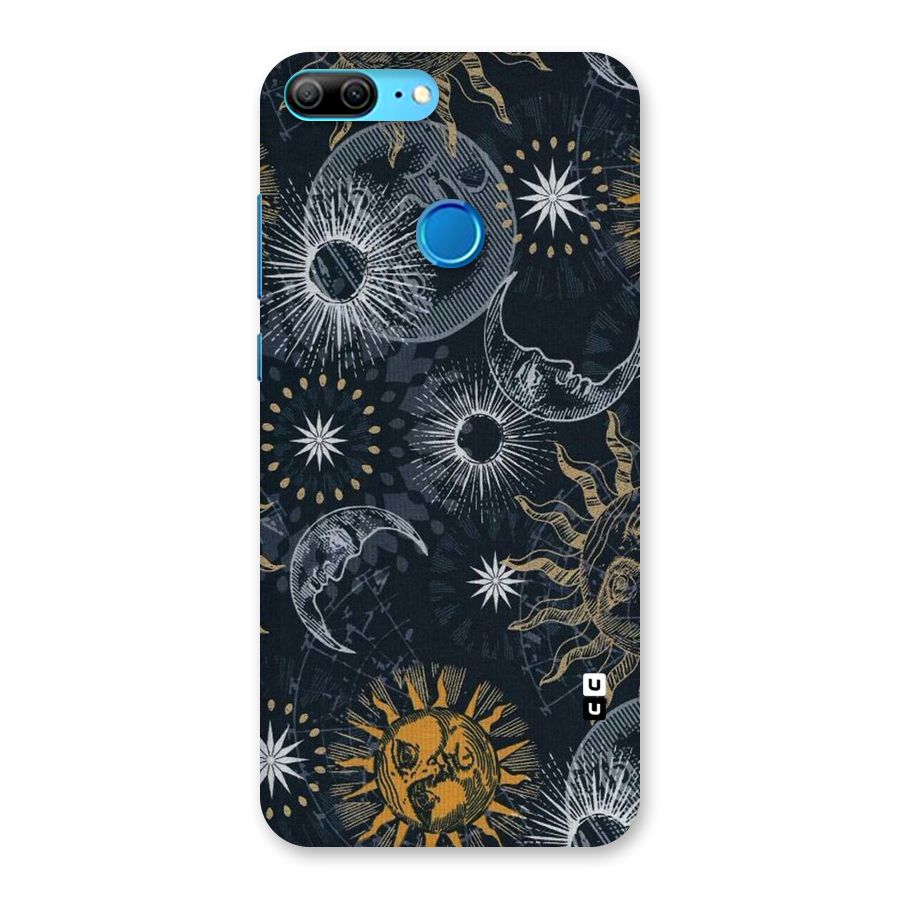 Moon And Sun Back Case for Honor 9 Lite