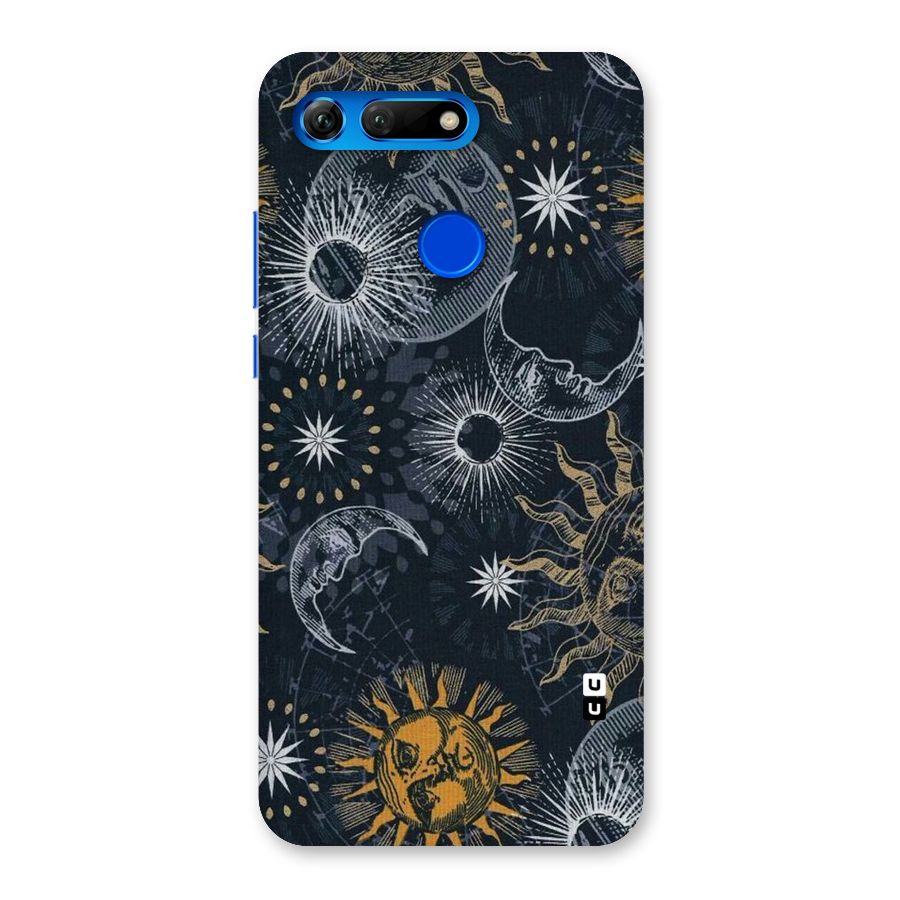 Moon And Sun Back Case for Honor View 20