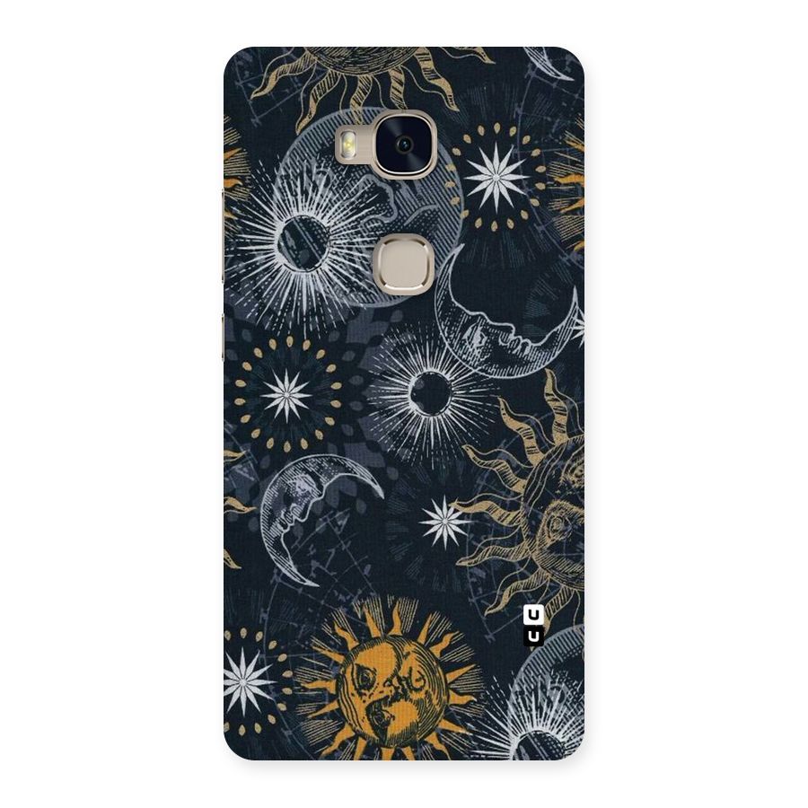 Moon And Sun Back Case for Huawei Honor 5X