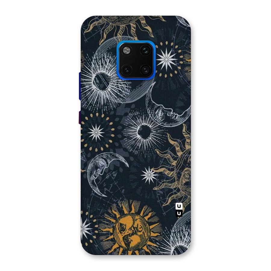 Moon And Sun Back Case for Huawei Mate 20 Pro