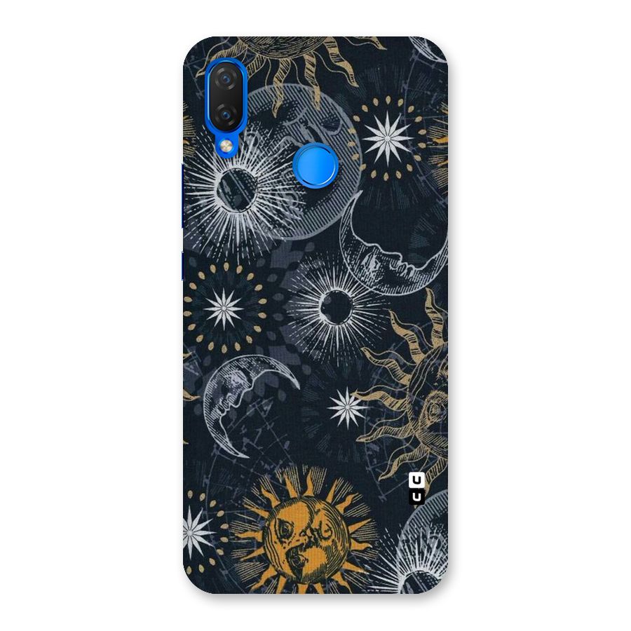 Moon And Sun Back Case for Huawei Nova 3i