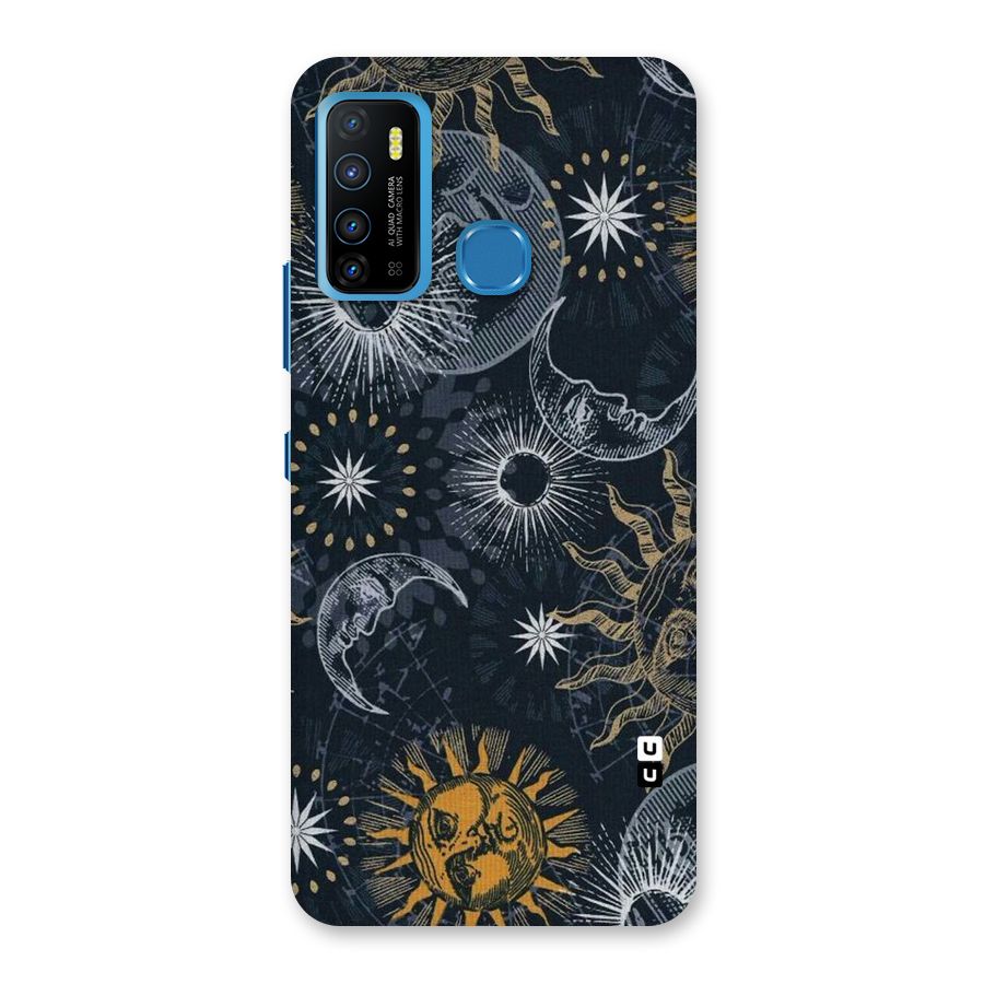 Moon And Sun Back Case for Infinix Hot 9