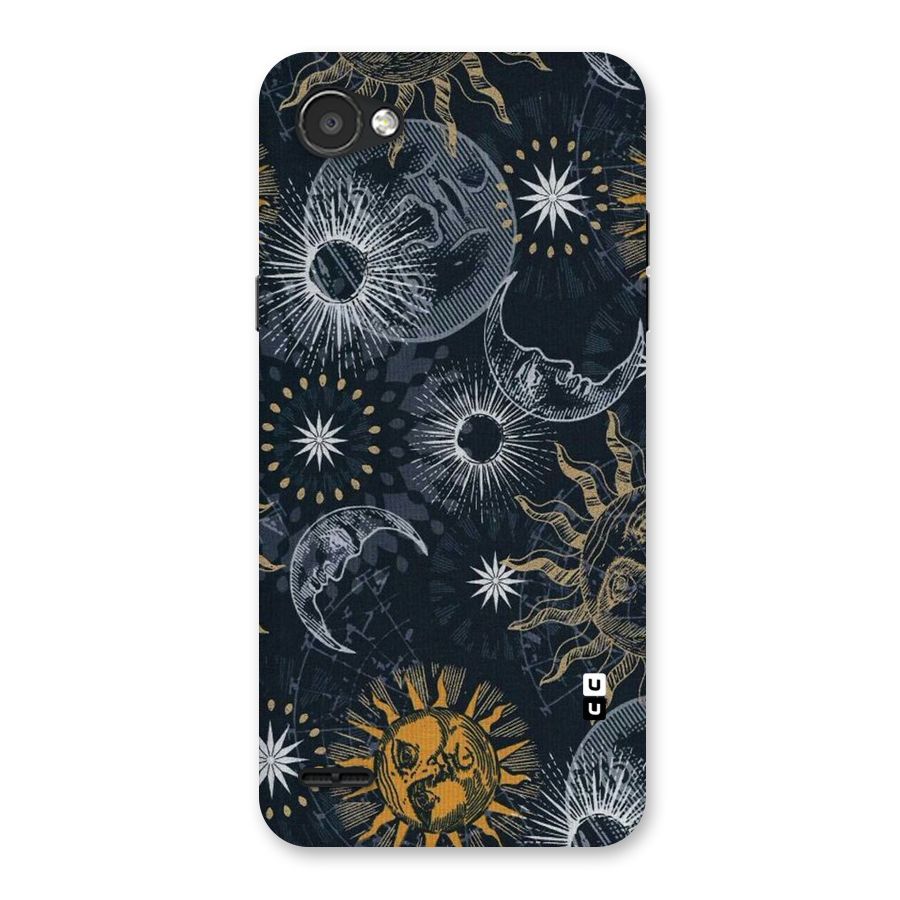 Moon And Sun Back Case for LG Q6