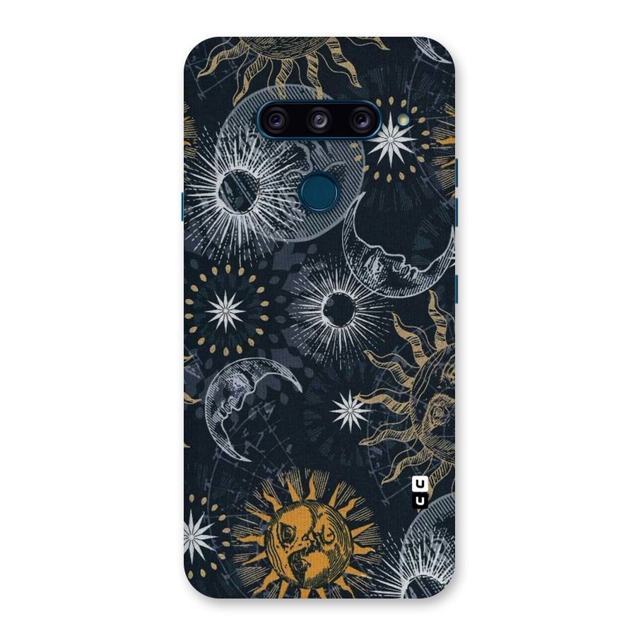 Moon And Sun Back Case for LG  V40 ThinQ