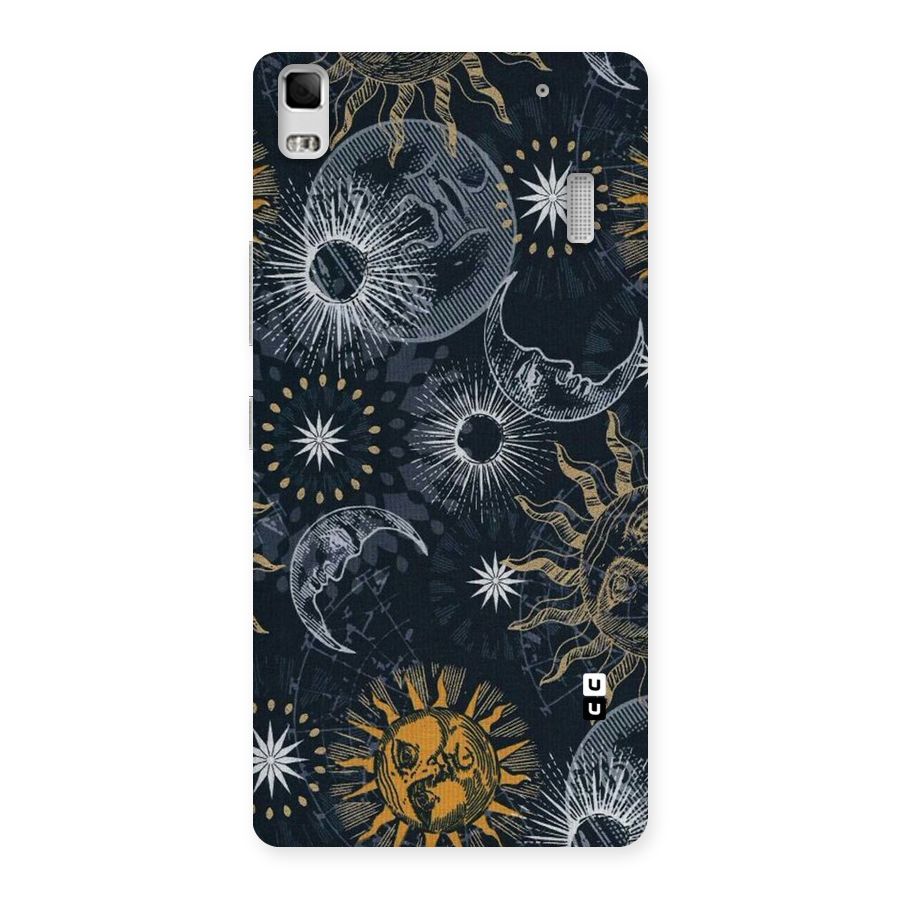 Moon And Sun Back Case for Lenovo A7000