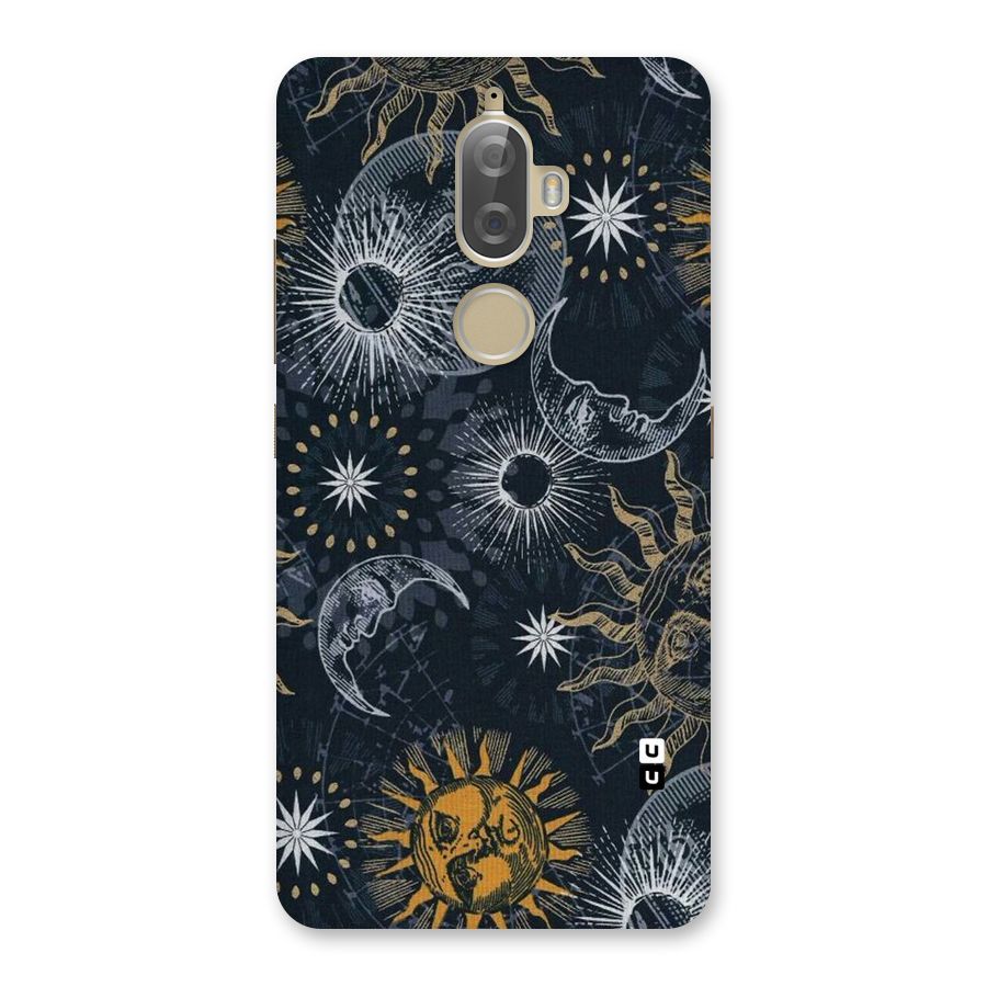 Moon And Sun Back Case for Lenovo K8 Plus