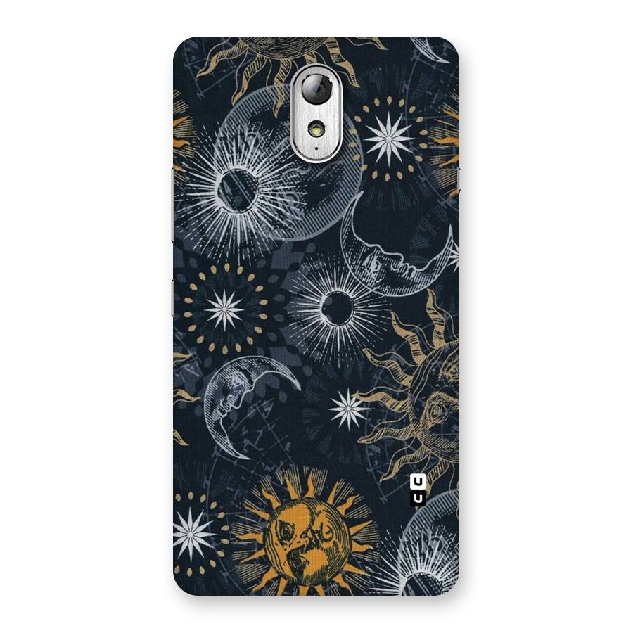 Moon And Sun Back Case for Lenovo Vibe P1M