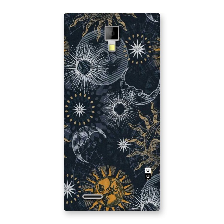 Moon And Sun Back Case for Micromax Canvas Xpress A99