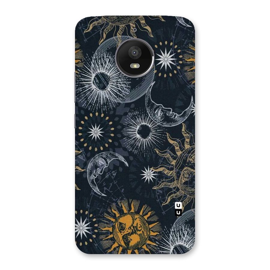 Moon And Sun Back Case for Moto E4 Plus