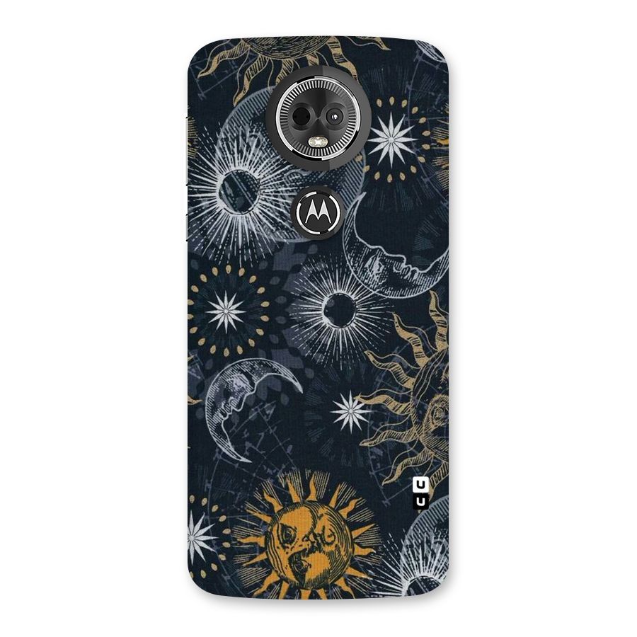 Moon And Sun Back Case for Moto E5 Plus