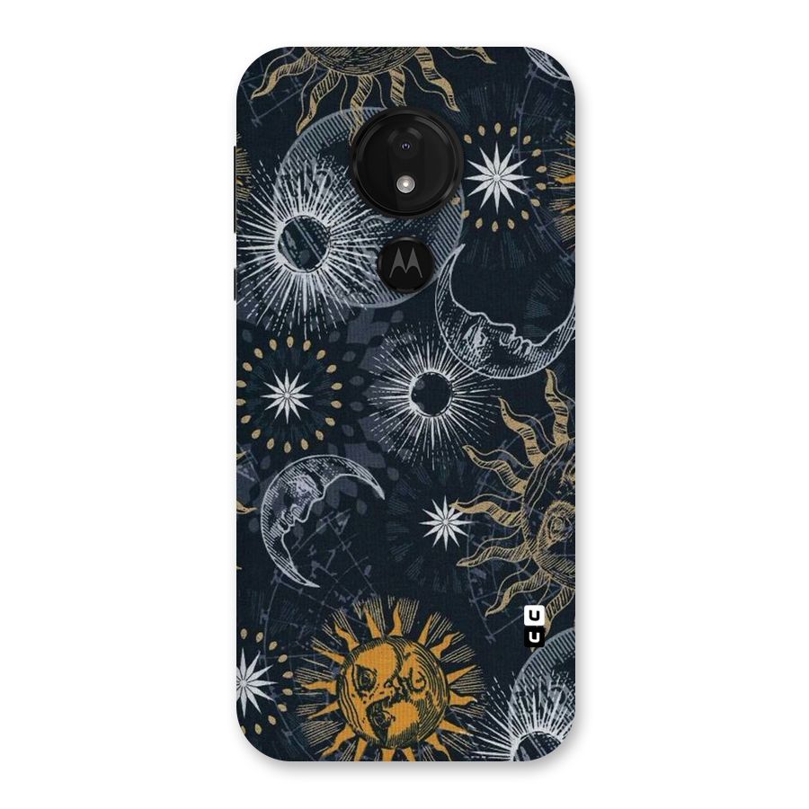 Moon And Sun Back Case for Moto G7 Power
