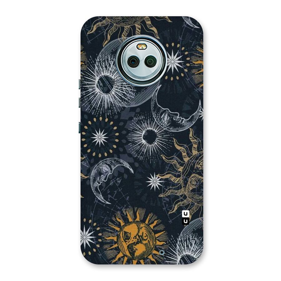Moon And Sun Back Case for Moto X4