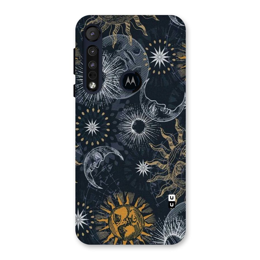 Moon And Sun Back Case for Motorola One Macro
