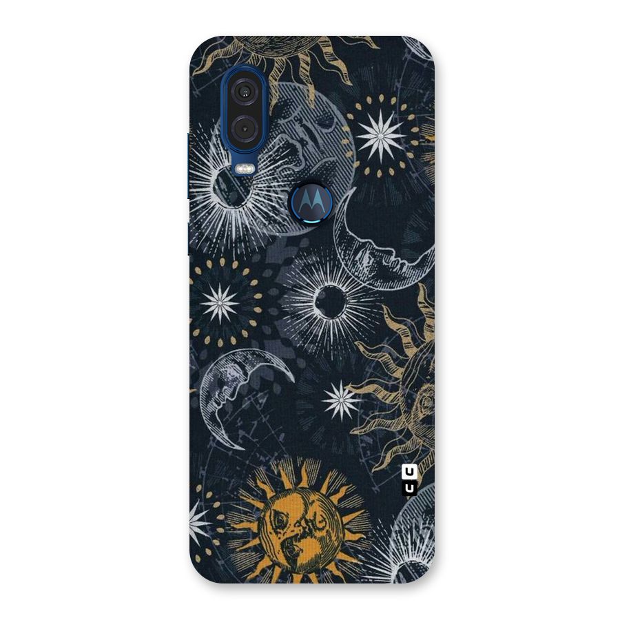 Moon And Sun Back Case for Motorola One Vision