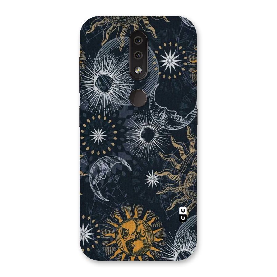 Moon And Sun Back Case for Nokia 4.2