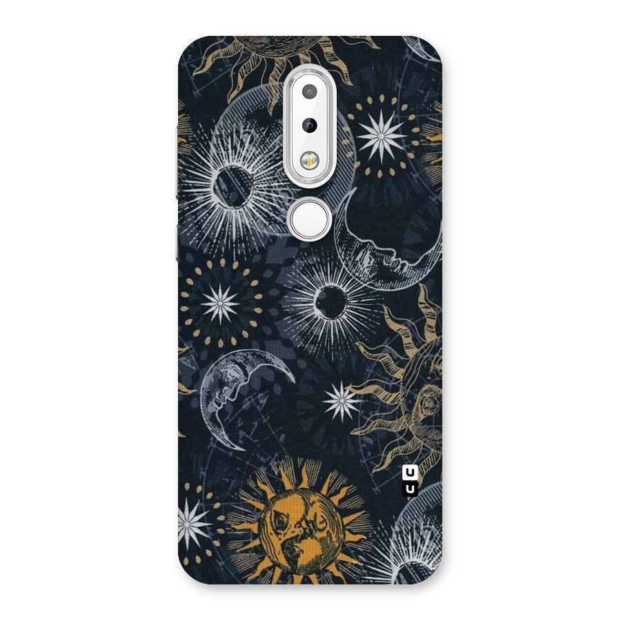 Moon And Sun Back Case for Nokia 6.1 Plus