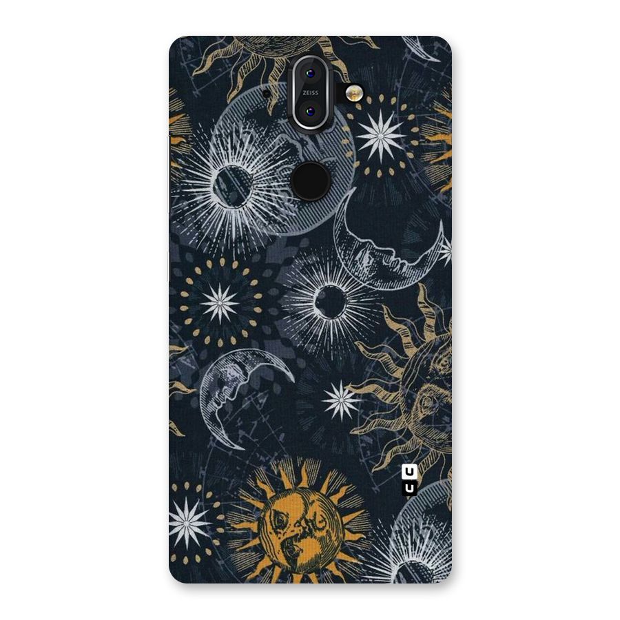 Moon And Sun Back Case for Nokia 8 Sirocco
