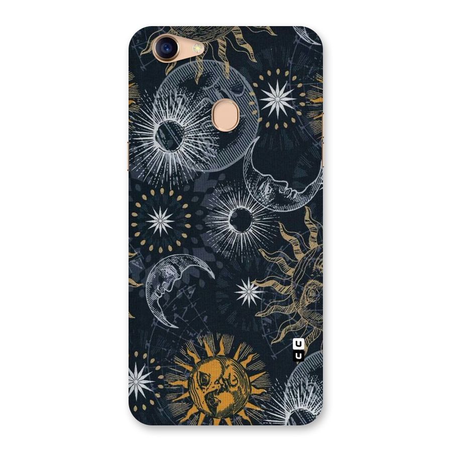 Moon And Sun Back Case for Oppo F5 Youth