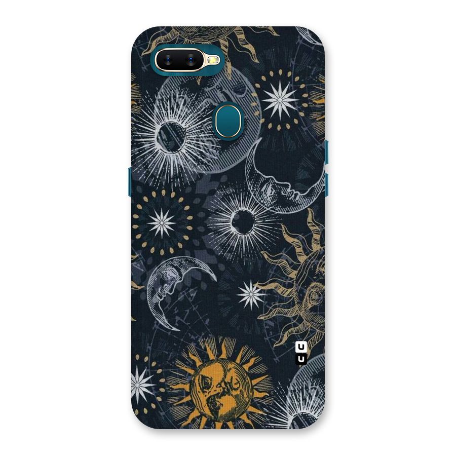 Moon And Sun Back Case for Oppo A12s