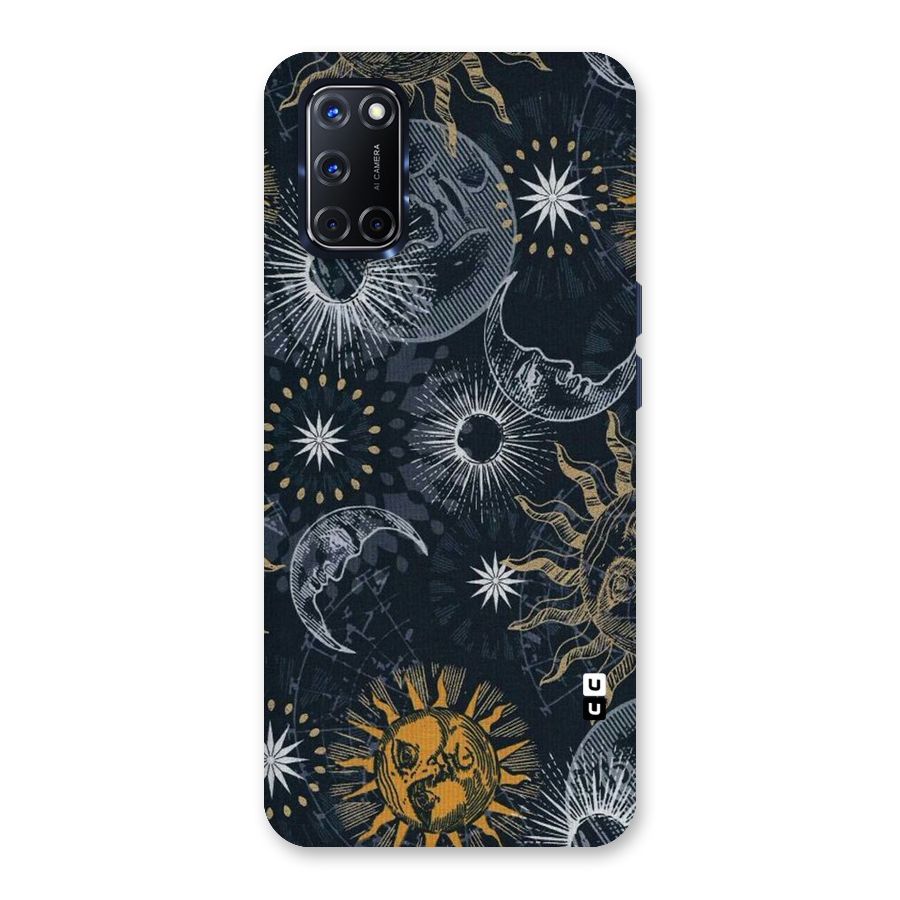 Moon And Sun Back Case for Oppo A52