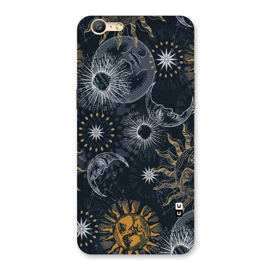 Moon And Sun Back Case for Oppo A57