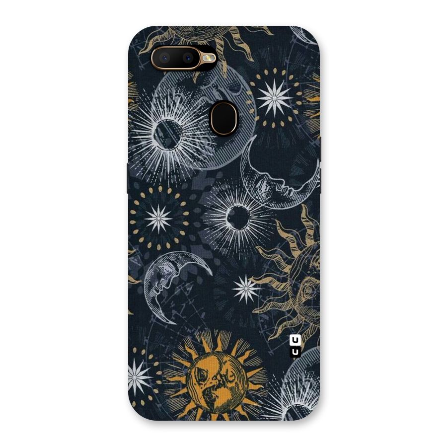 Moon And Sun Back Case for Oppo A5s