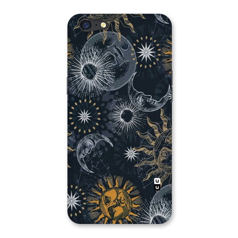 Moon And Sun Back Case for Oppo A71