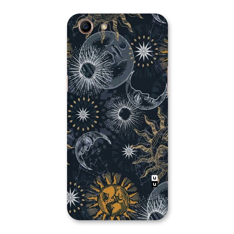 Moon And Sun Back Case for Oppo A83 (2018)