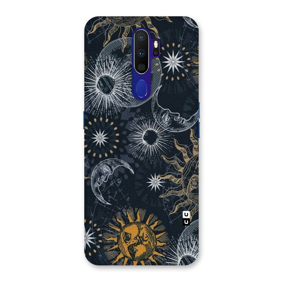 Moon And Sun Back Case for Oppo A9 (2020)