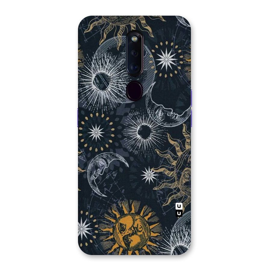Moon And Sun Back Case for Oppo F11 Pro