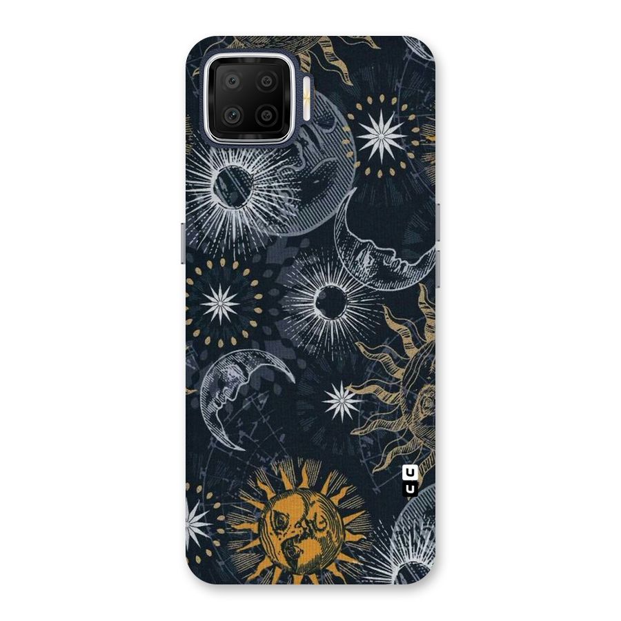 Moon And Sun Back Case for Oppo F17
