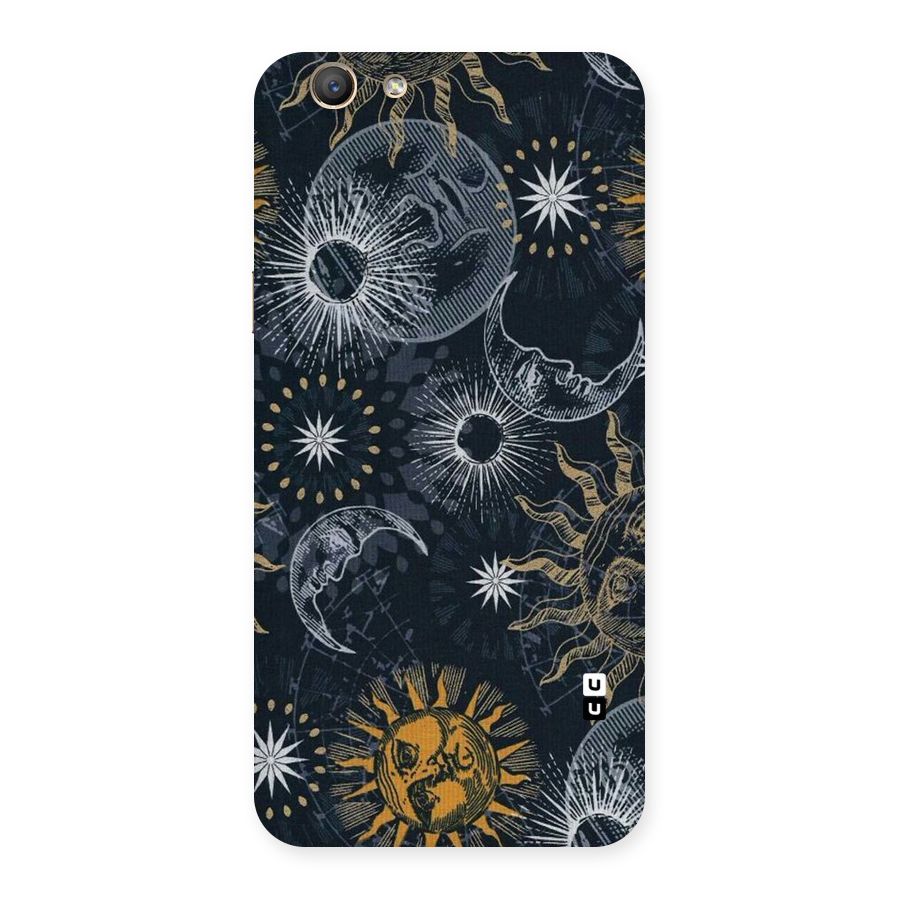 Moon And Sun Back Case for Oppo F1s
