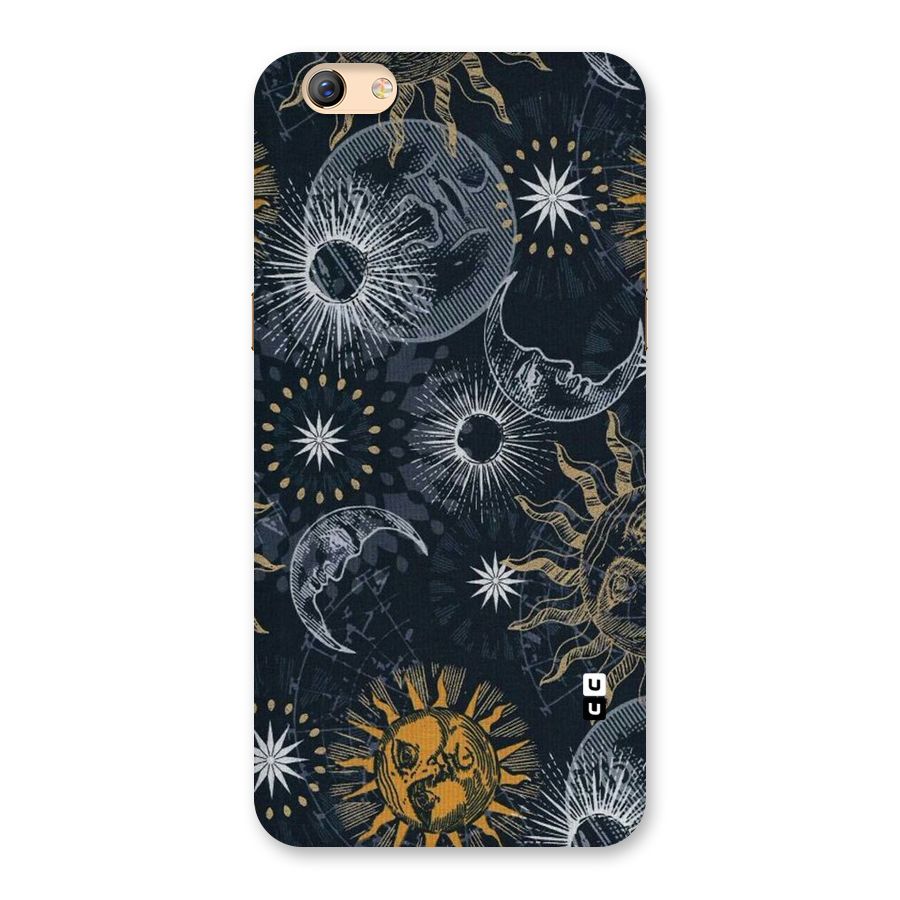 Moon And Sun Back Case for Oppo F3 Plus