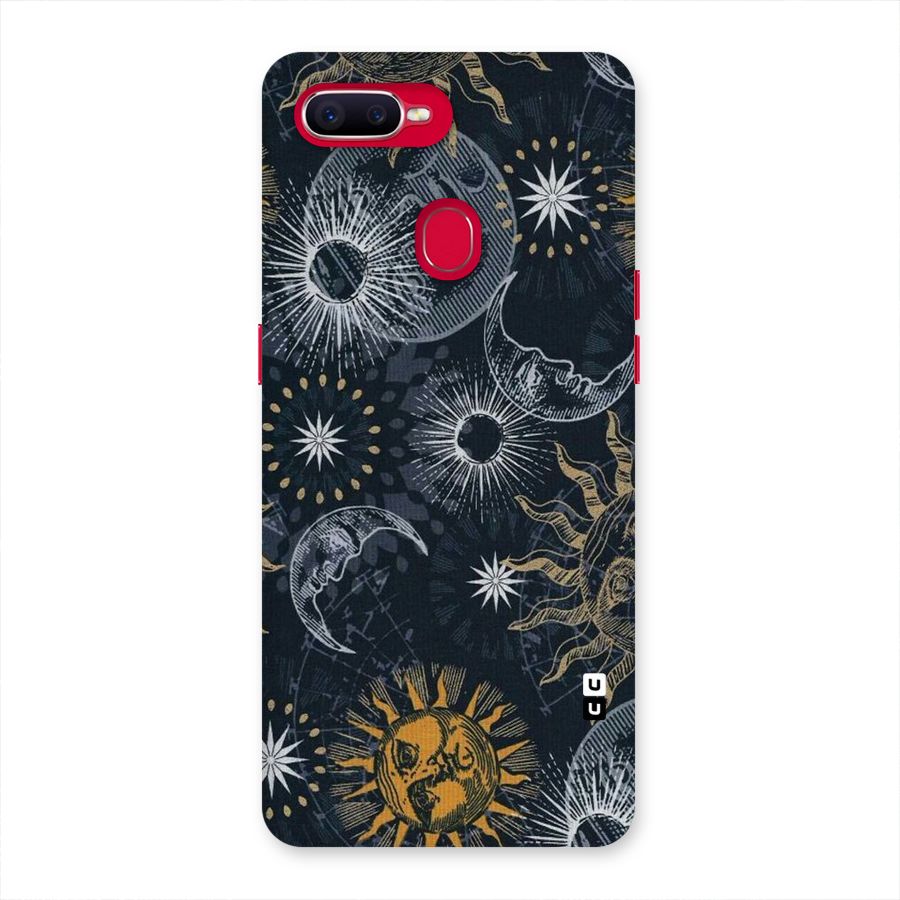 Moon And Sun Back Case for Oppo F9 Pro