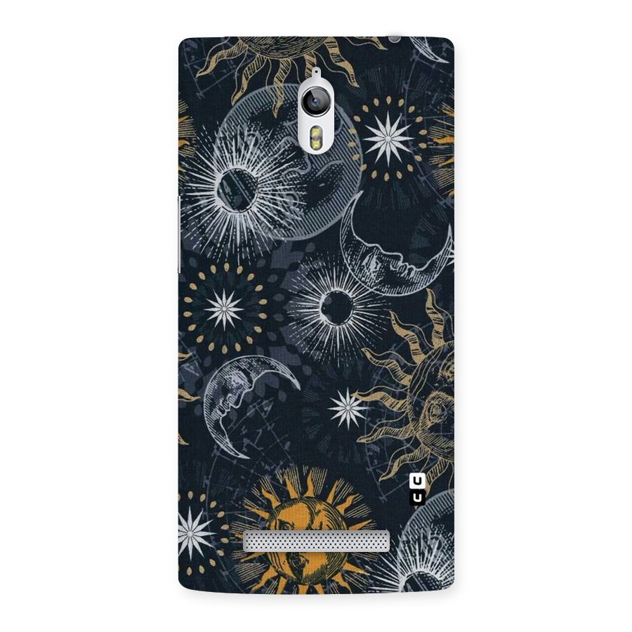 Moon And Sun Back Case for Oppo Find 7