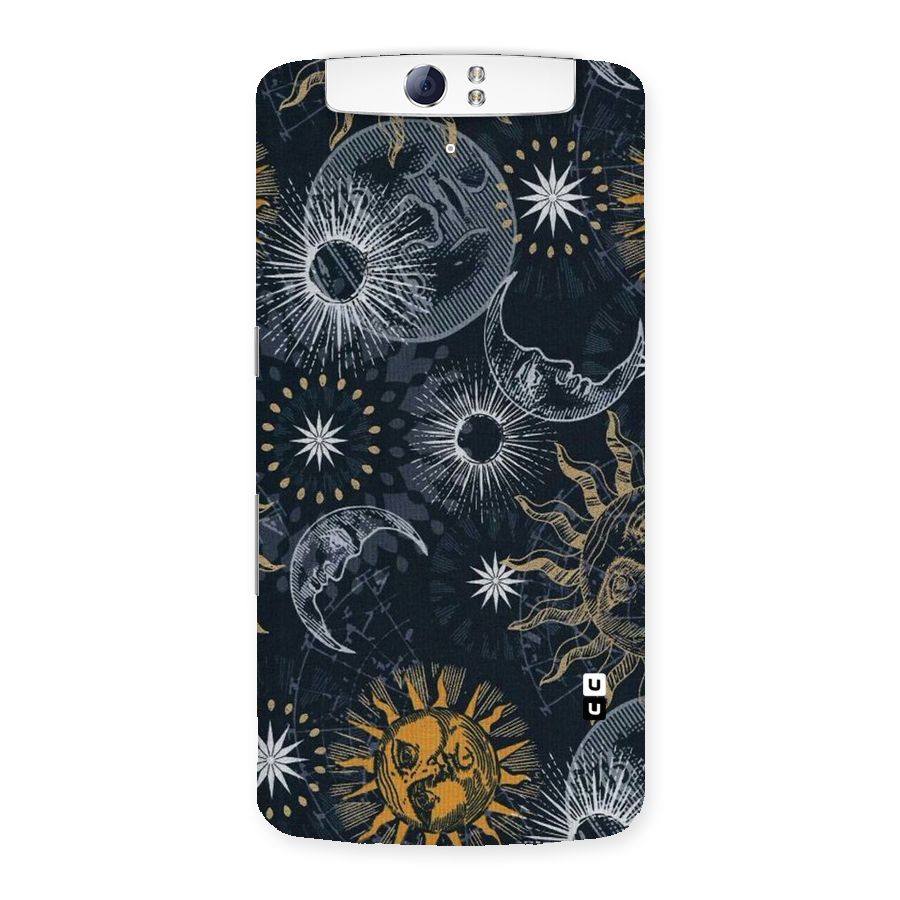 Moon And Sun Back Case for Oppo N1