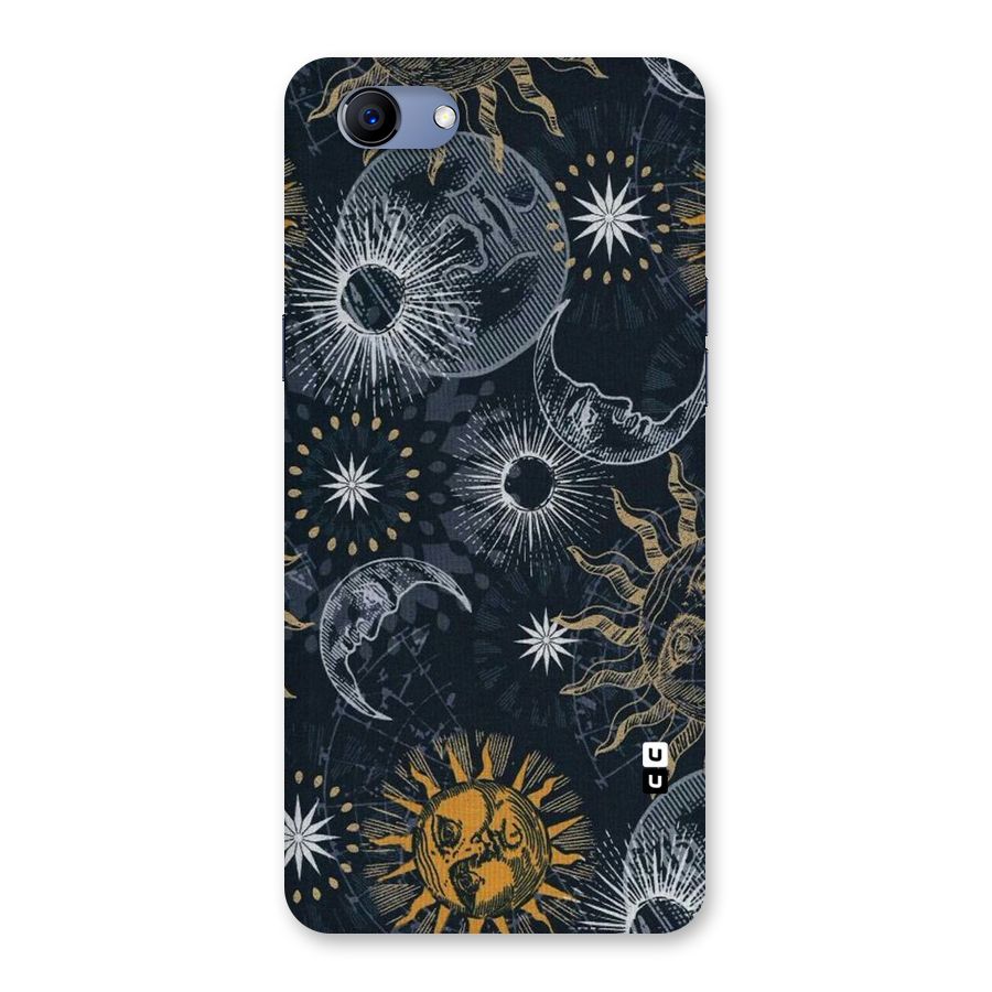 Moon And Sun Back Case for Oppo Realme 1