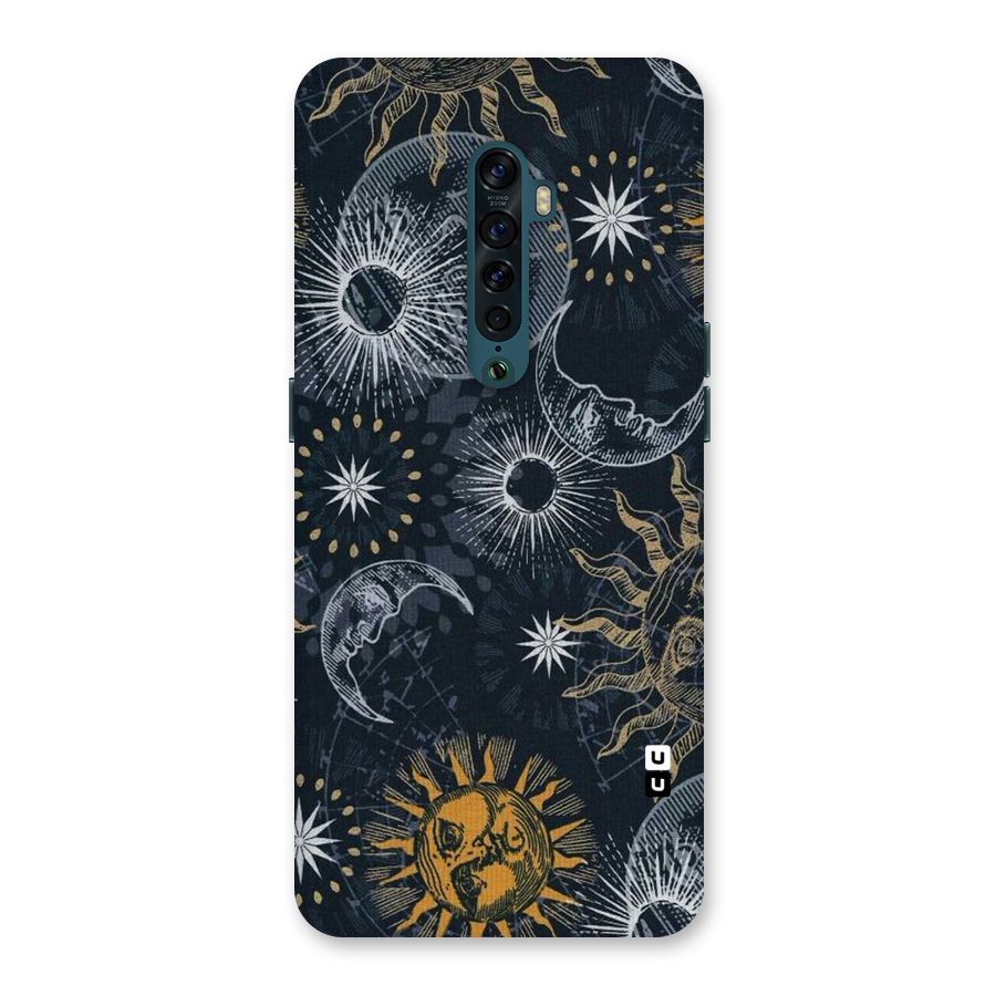 Moon And Sun Back Case for Oppo Reno2