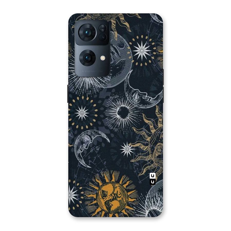 Moon And Sun Back Case for Oppo Reno7 Pro 5G