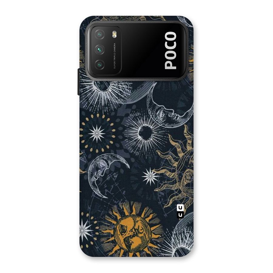 Moon And Sun Back Case for Poco M3