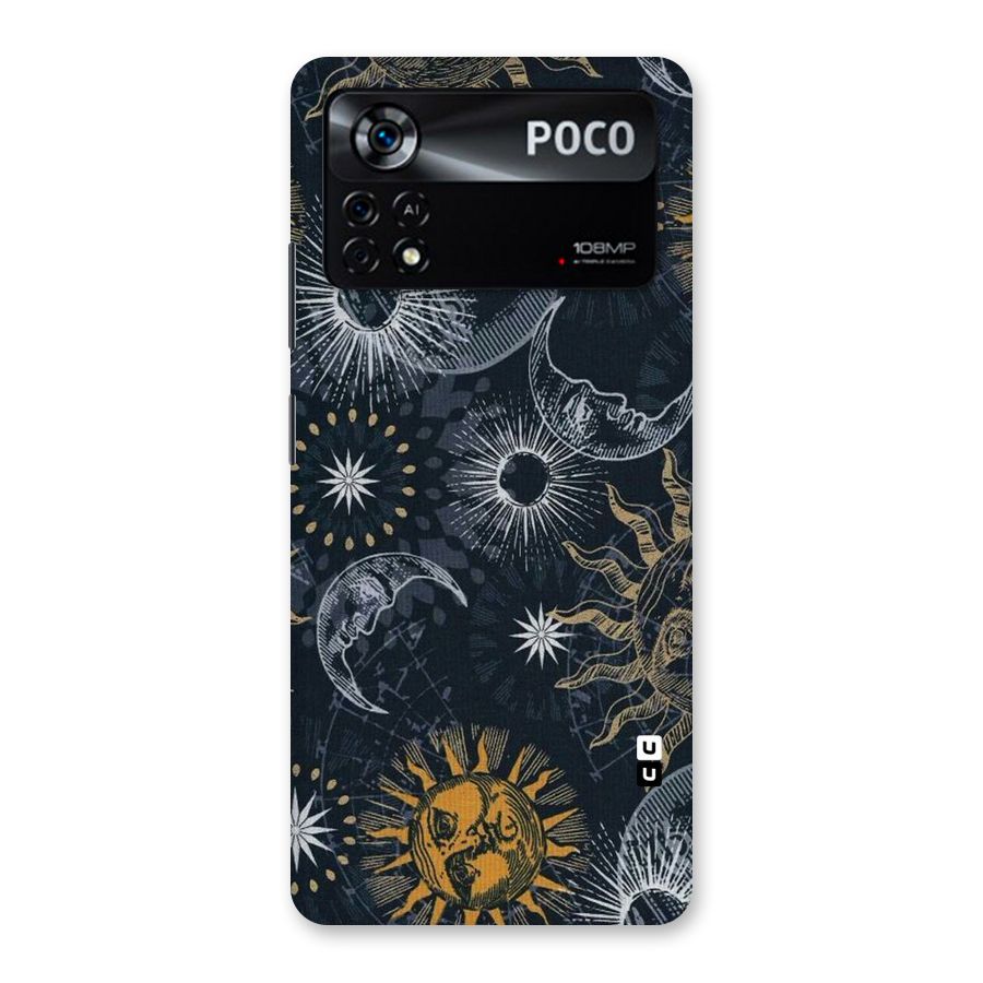 Moon And Sun Back Case for Poco X4 Pro 5G